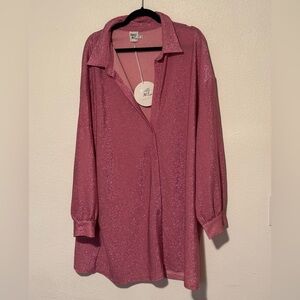 Princess Poly EVOLVING SHIRT DRESS PINK size 18